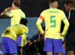 内马尔受伤巴西球星在乌拉圭世界杯预选赛中含泪离场