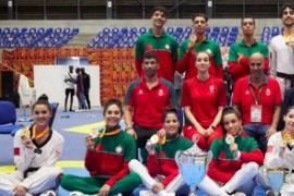 摩洛哥跆拳道队在阿比让夺得七枚金牌